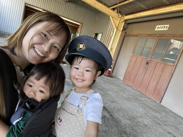 公園内を走る電車！