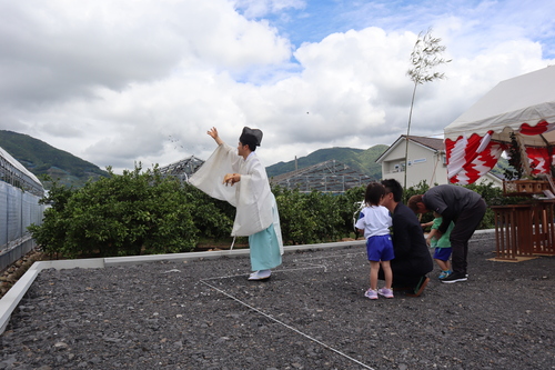 マイホームの地鎮祭を執り行いました！